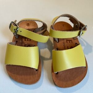 GES Leather Baby Sandals Made In Greece